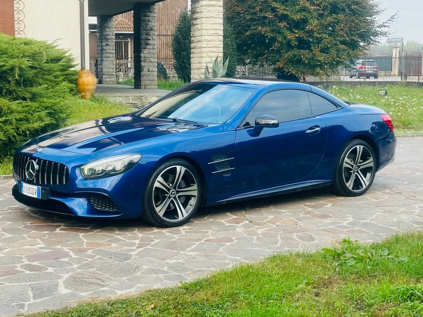 Mercedes-Benz SL 400 sl 450 pari al nuovo Blau - 2