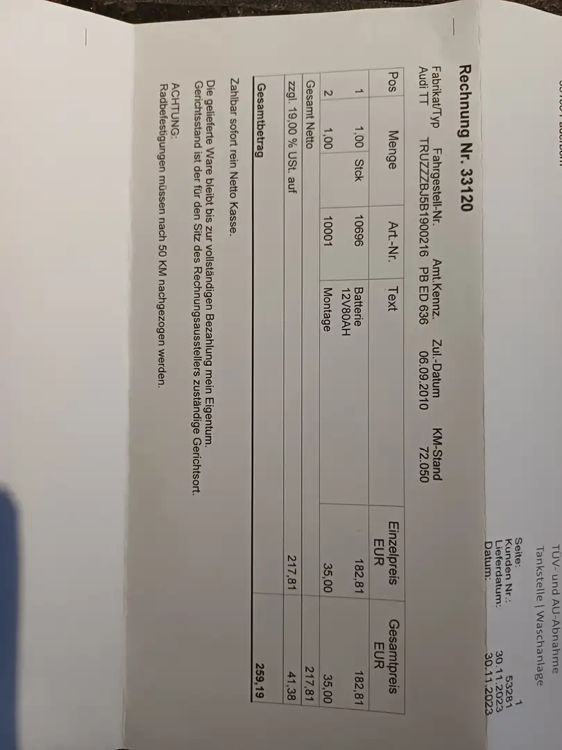 Audi TT RS Audi TTrs, Leistungssteigerung fast voll Zwart - 2