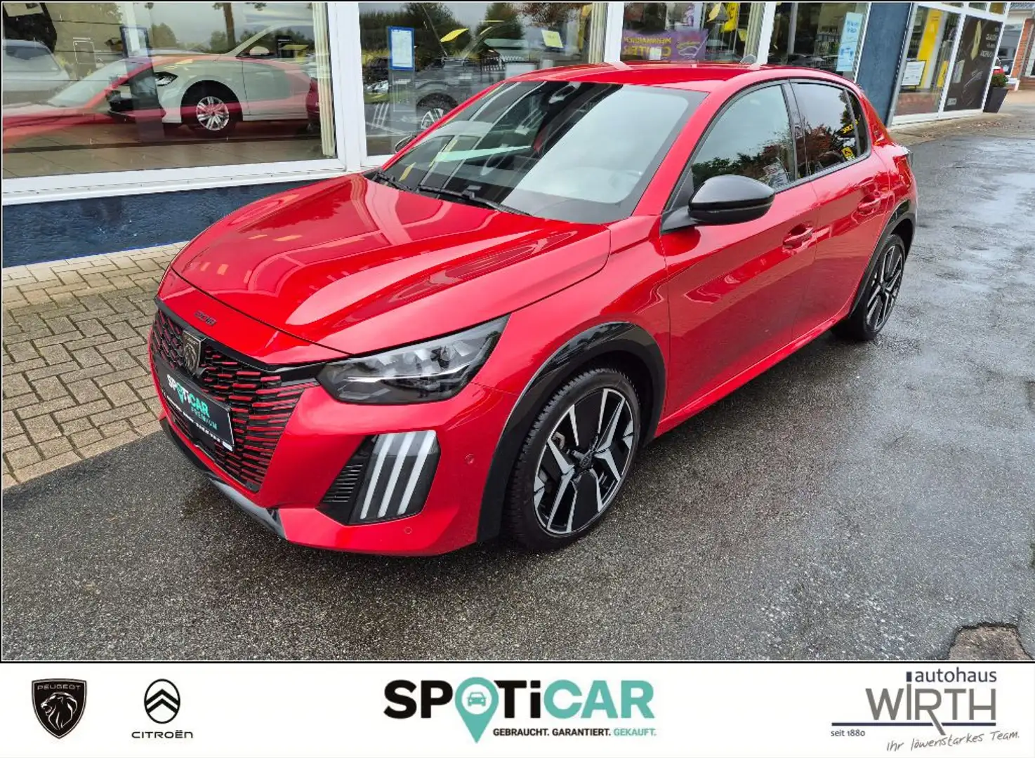 Peugeot 208 GT 100 ACC+NAVI+360°KAMERA+FULL-LED Rot - 1