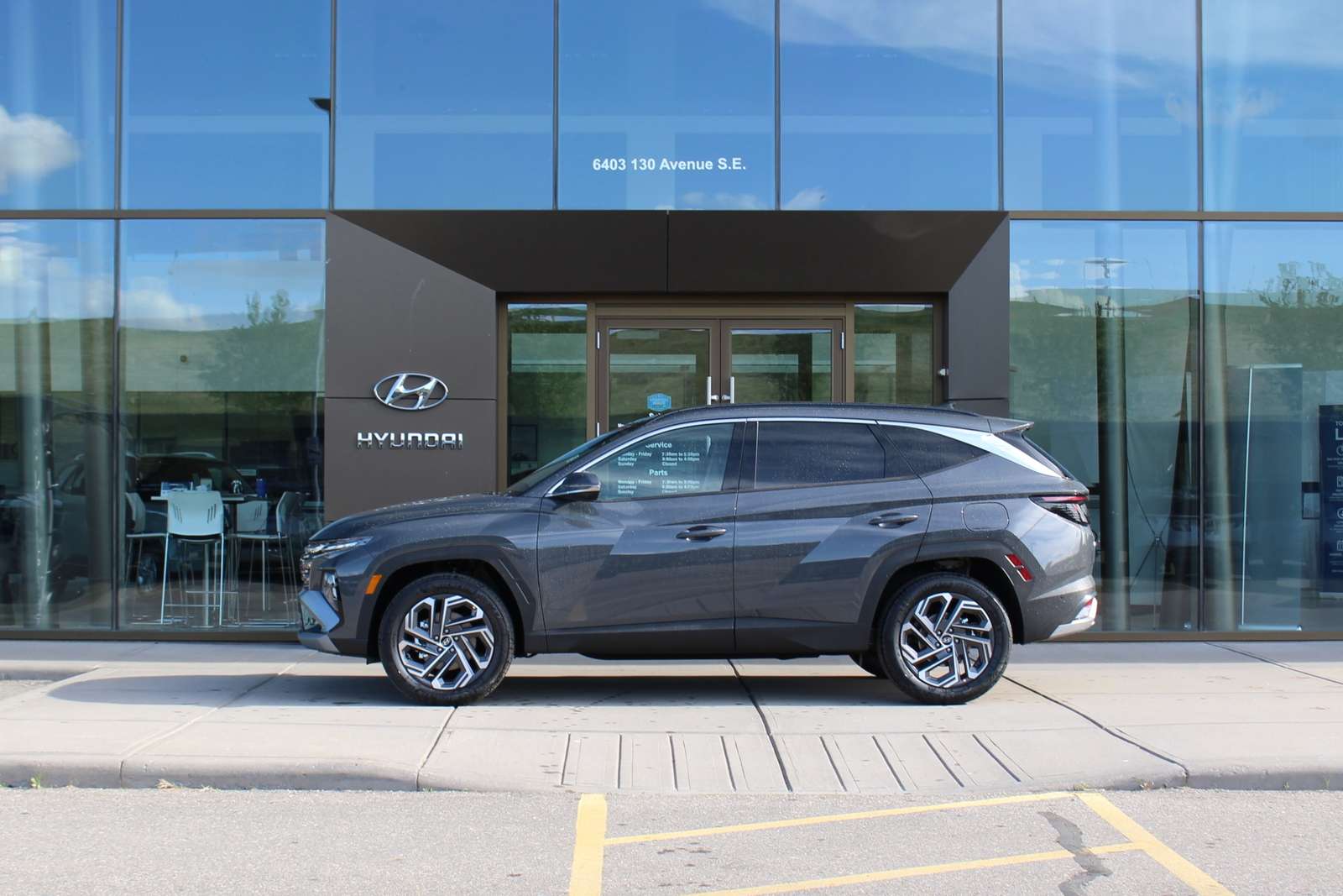 Gray 2026 Hyundai Tucson Hybrid SUV / Crossover  Automatic