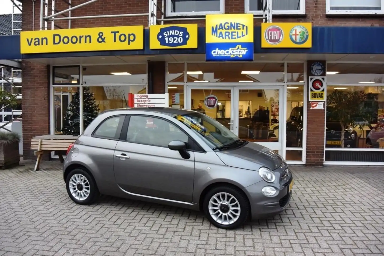 Fiat 500 0.9 TWINAIR TURBO POPSTAR Grijs - 1