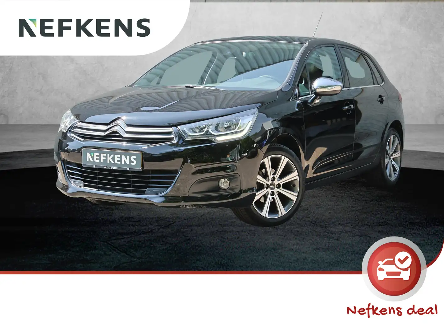 Citroen C4 110PK Feel Collection | Panoamadak | Climate Contr Zwart - 1