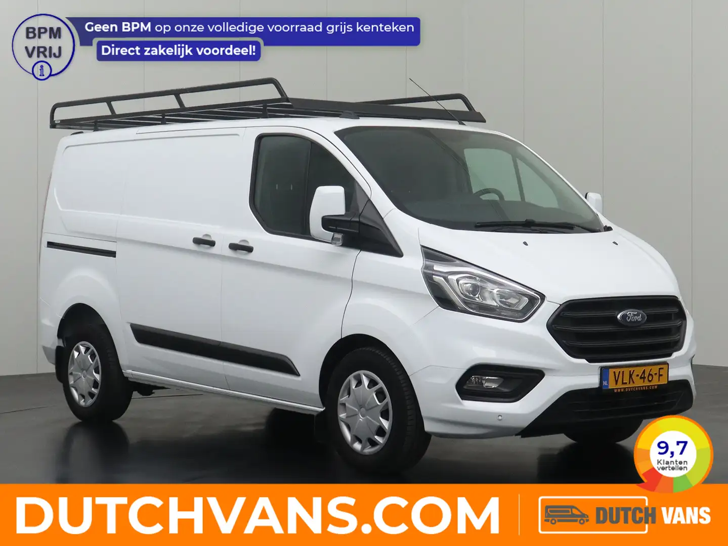 Ford Transit Custom 2.0TDCI 130PK Automaat | Imperiaal | Airco | Cruis Wit - 1