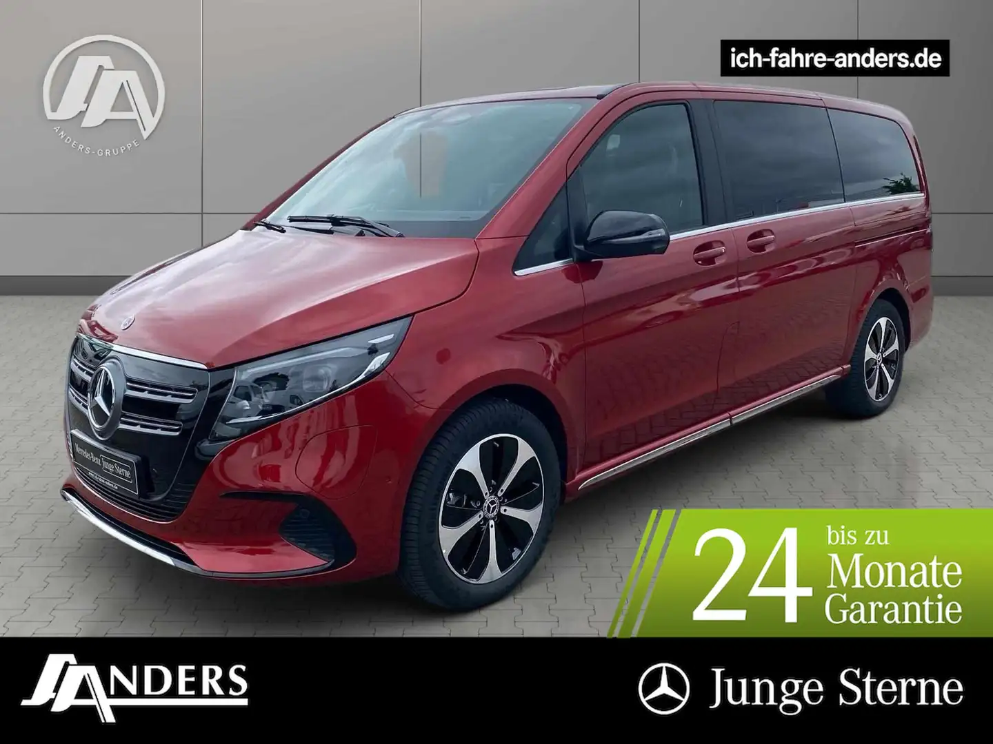 Mercedes-Benz EQV 300 lang LED*MBUX*360 Kamera*Distro Rot - 1