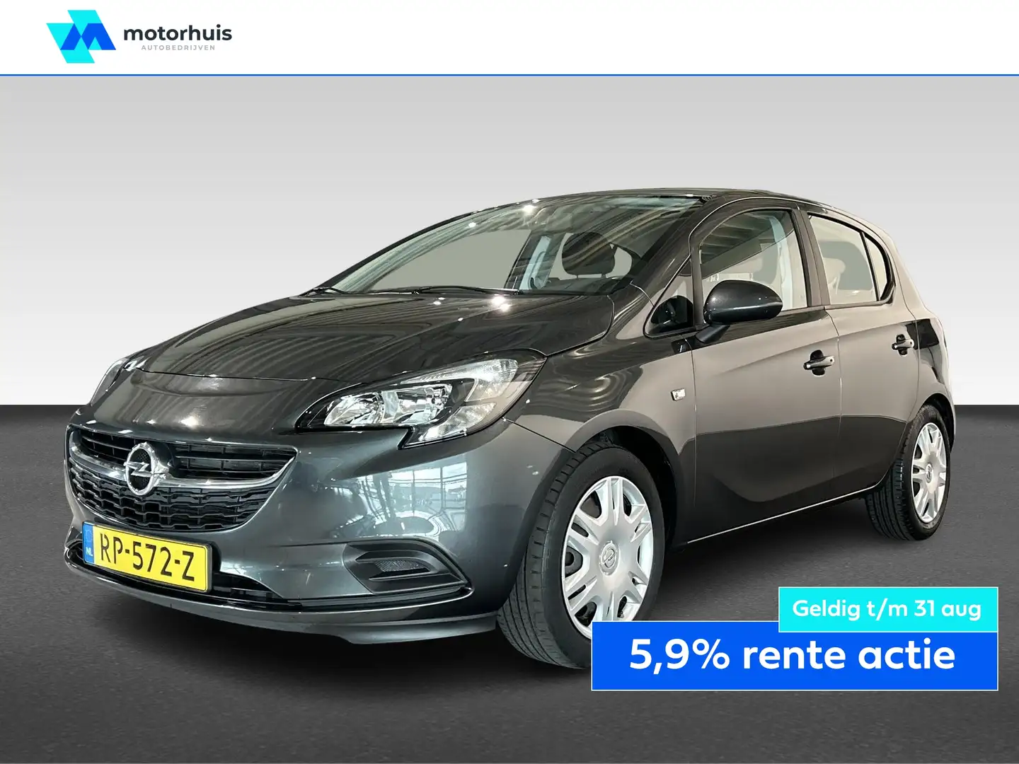 Opel Corsa 1.4 S&amp;S 90pk 5d Favourite Grijs - 1