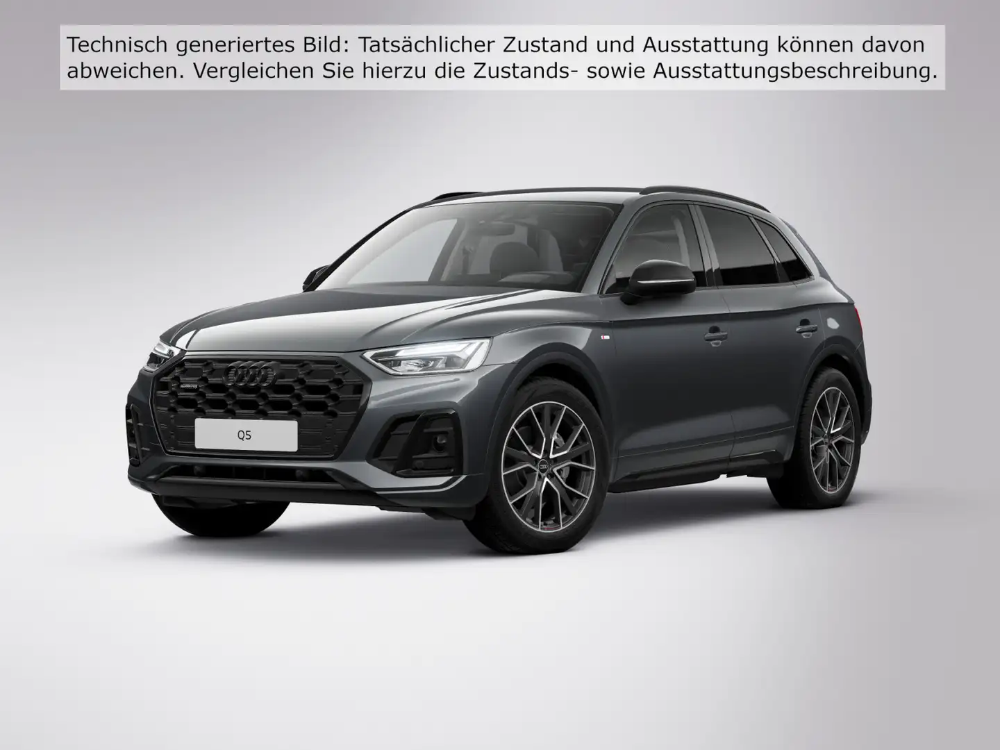 Audi Q5 S line black 45 TFSI qu. Navi*virtual*SHZ*PDC Grau - 2