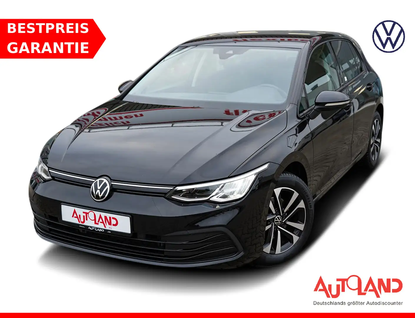 Volkswagen Golf VIII 1.5 eTSI LED Kamera ACC App Connect Noir - 1