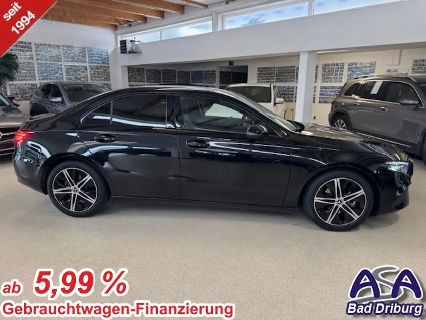 Mercedes-Benz A 200 Limousine+Night+MULTIBEAM+18 Zoll+Progressive Line Schwarz - 1