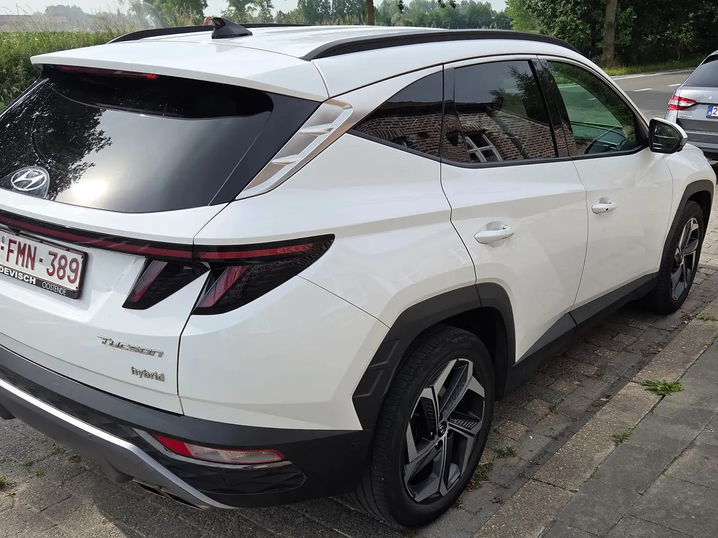 Hyundai TUCSON TUCSON 1.6 T-GDi HEV 4WD N Line Blanc - 2