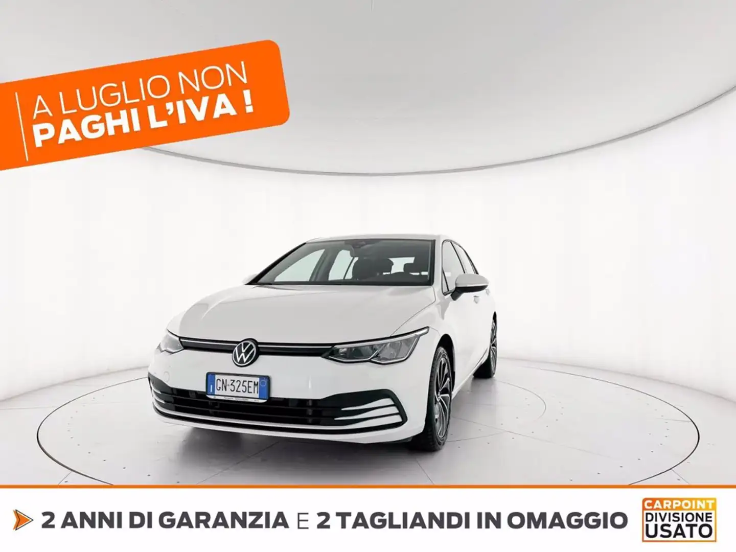 Volkswagen Golf 1.0 etsi evo life 110cv dsg Bianco - 1