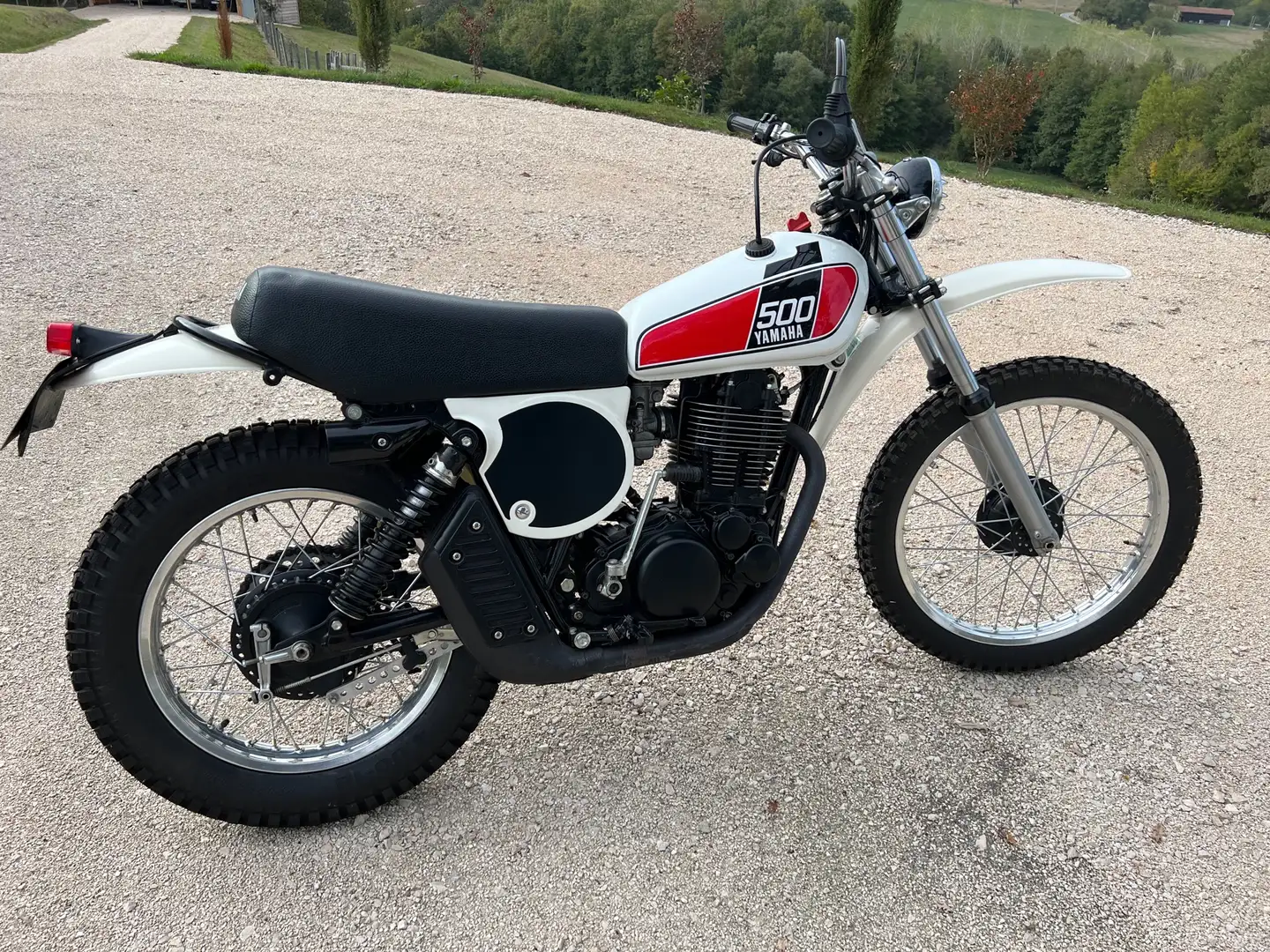 Yamaha XT 500 TT Blanc - 1