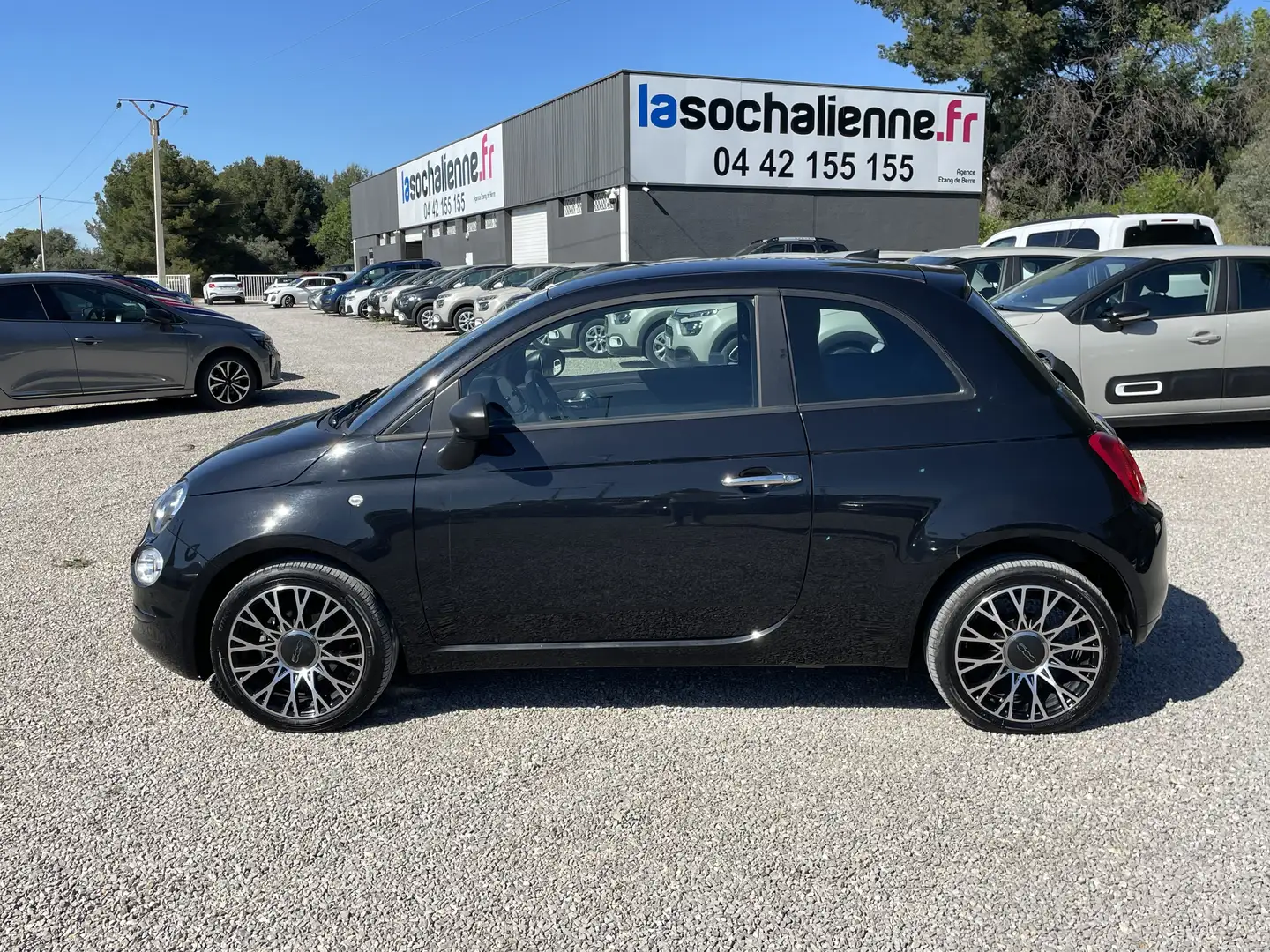 Fiat 500 1.0 70 ch Hybride BSG S/S Noir - 2