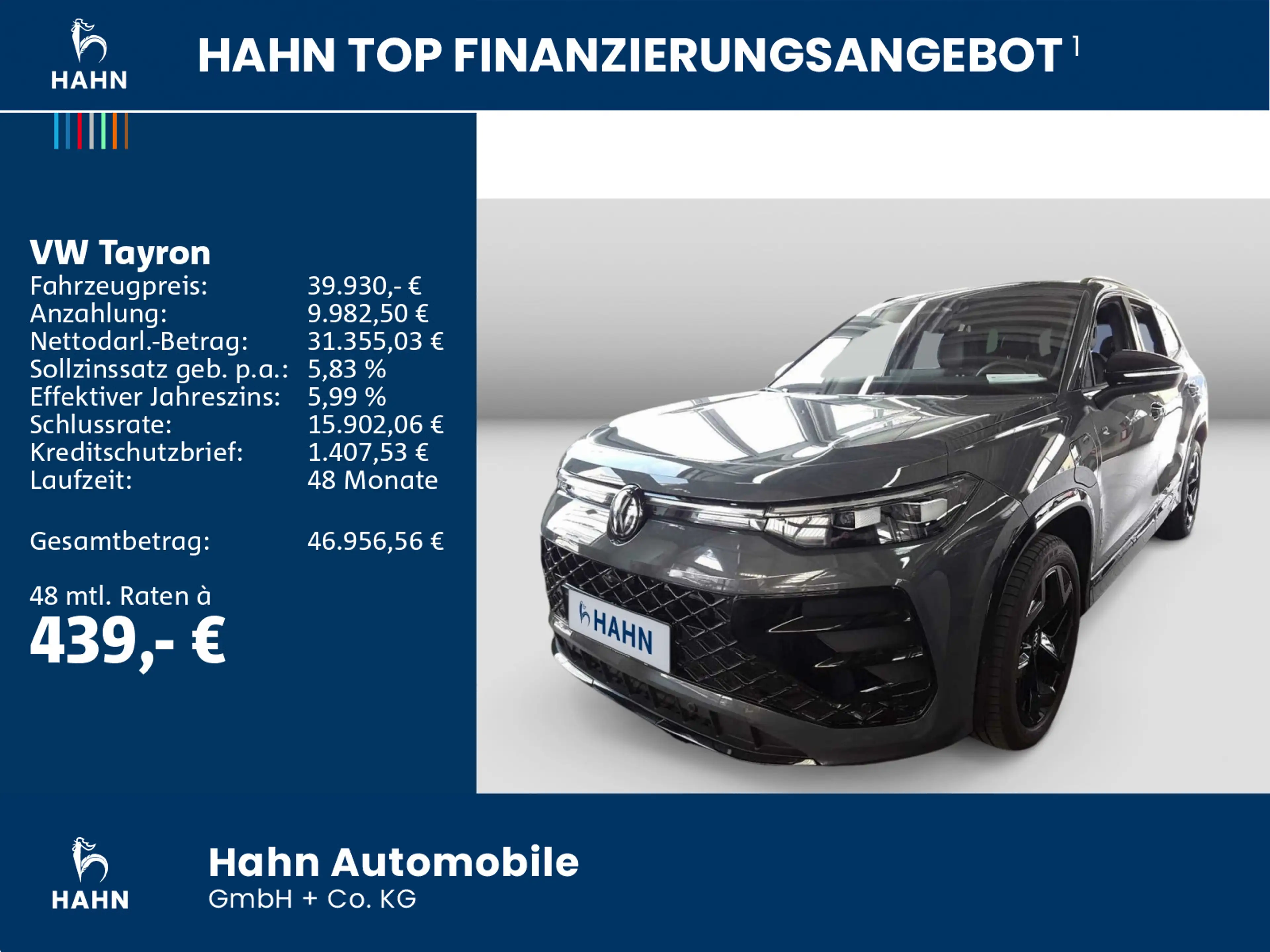 Volkswagen Tayron 1.5eHybrid DSG R-Line BlackStyle AHK HuD — photo 2