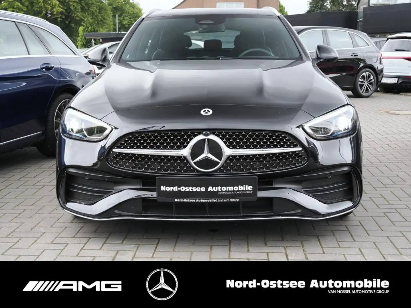 Mercedes-Benz C 220 T d AMG KAMERA DISTRO AHK LED KEYLESS SHZ Schwarz - 2