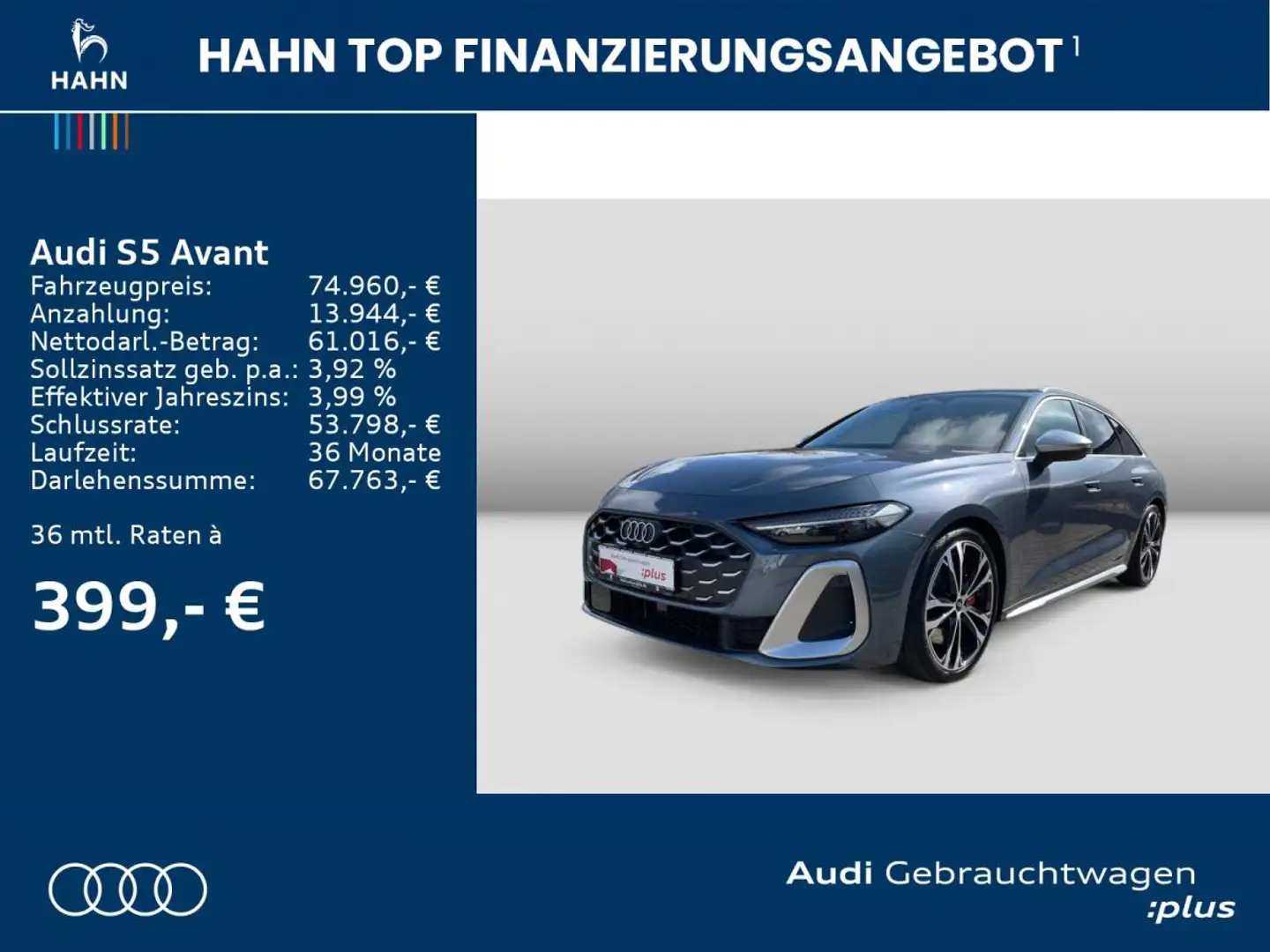 Audi S5 Avant TFSI S tronic HUD Matrix MMI experience pro Blau - 2