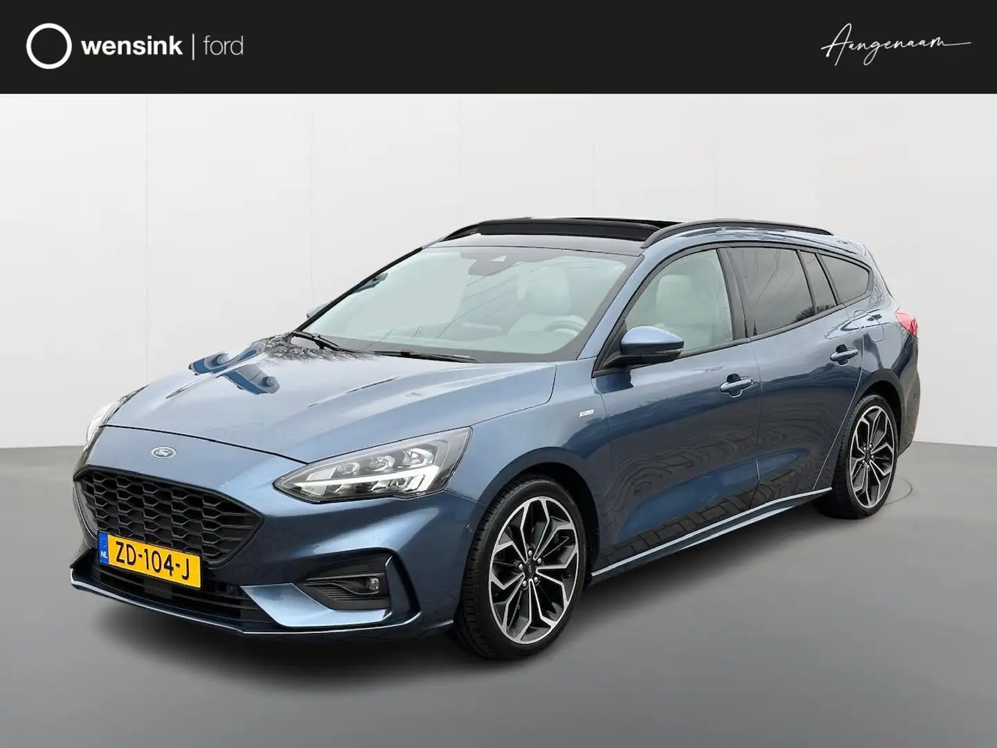Ford Focus Wagon 1.5 EcoBoost Automaat ST Line Business | Pan Blauw - 1