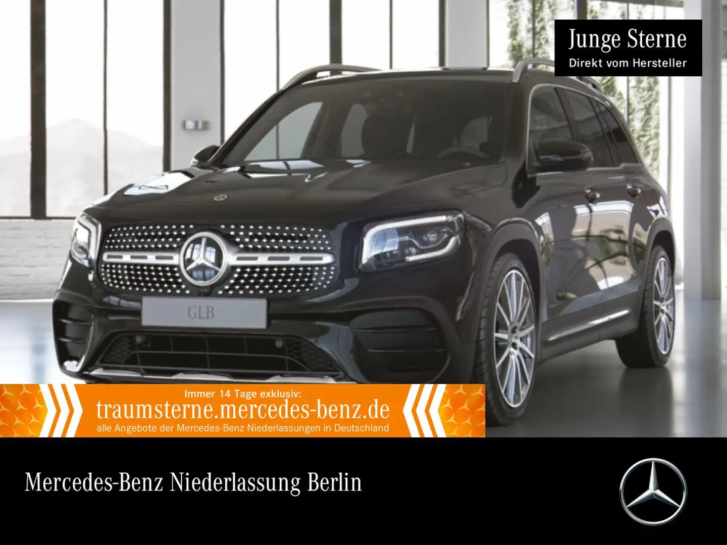 Mercedes-Benz GLB 250 4M AMG+PANO+AHK+MULTIBEAM+FAHRASS+KAMERA Zwart - 1