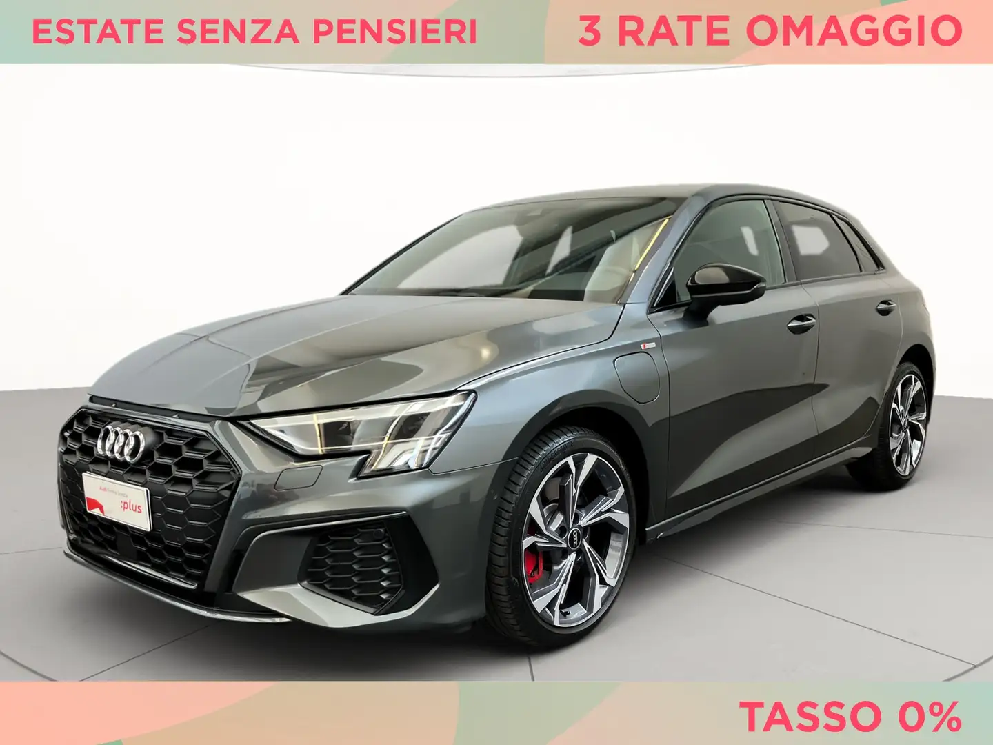 Audi A3 sportback 45 1.4 tfsi e s line edition s-tronic Grigio - 1