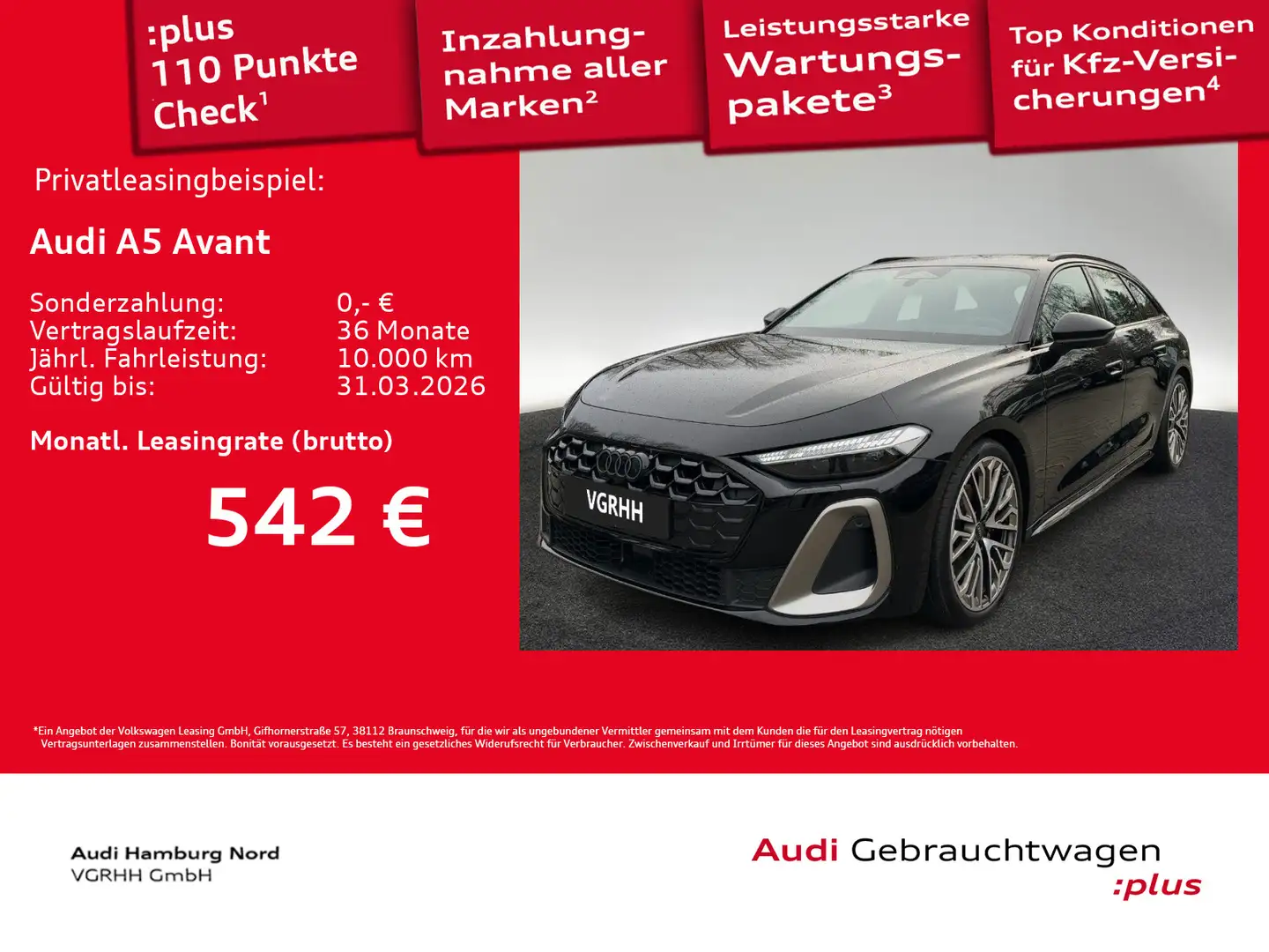 Audi A5 2.0 TFSI S line quattro Navi ACC Kamera Schwarz - 1