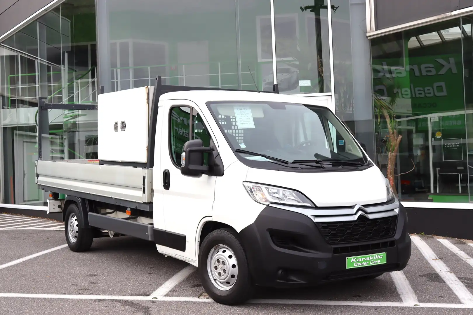 Citroen Jumper 2.0HDi 163CV 3PLACES BENNE PLATEAU GPS CAMERA TVAC Blanc - 1