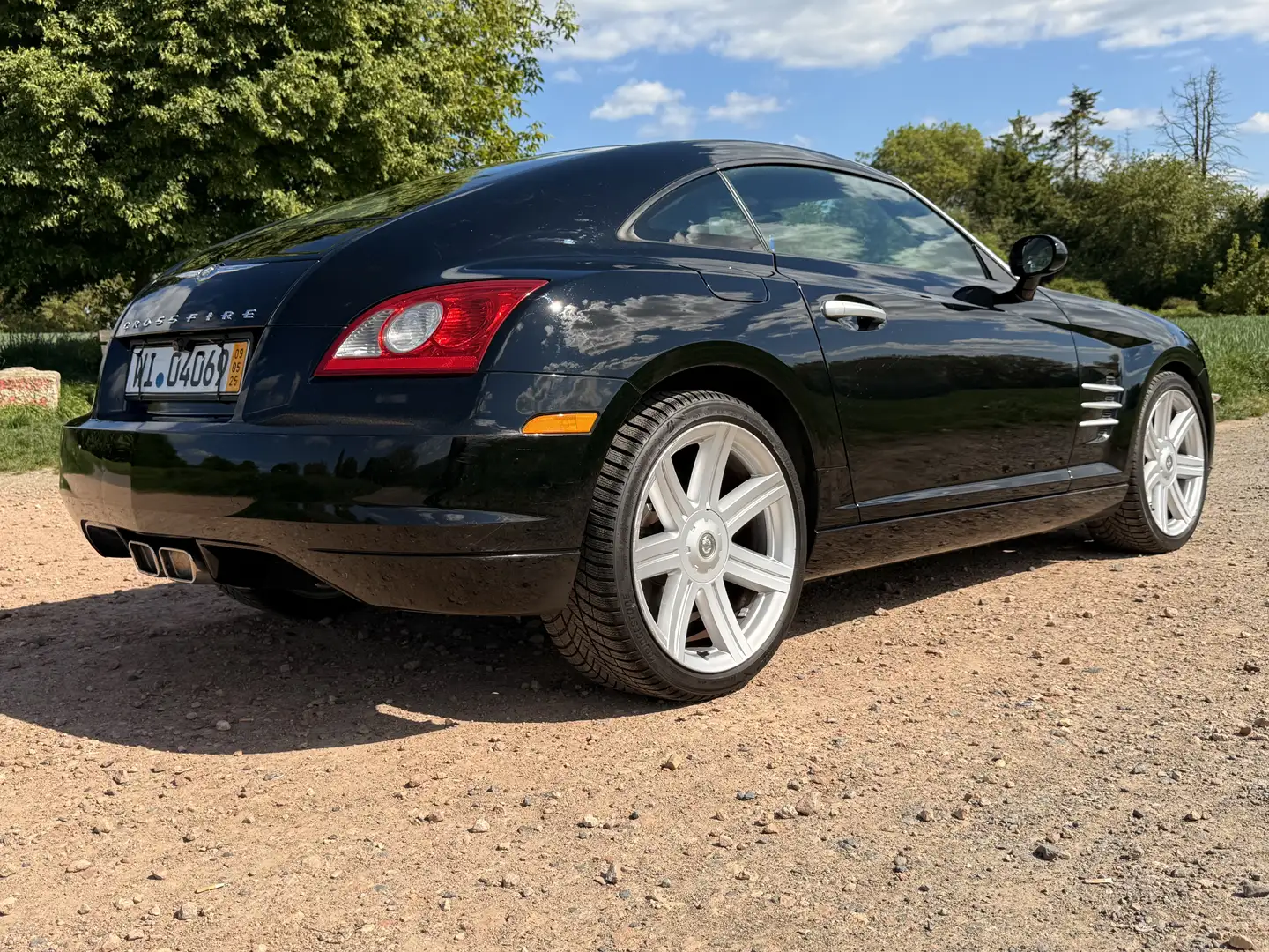 Chrysler Crossfire grau schwarz leder crna - 2