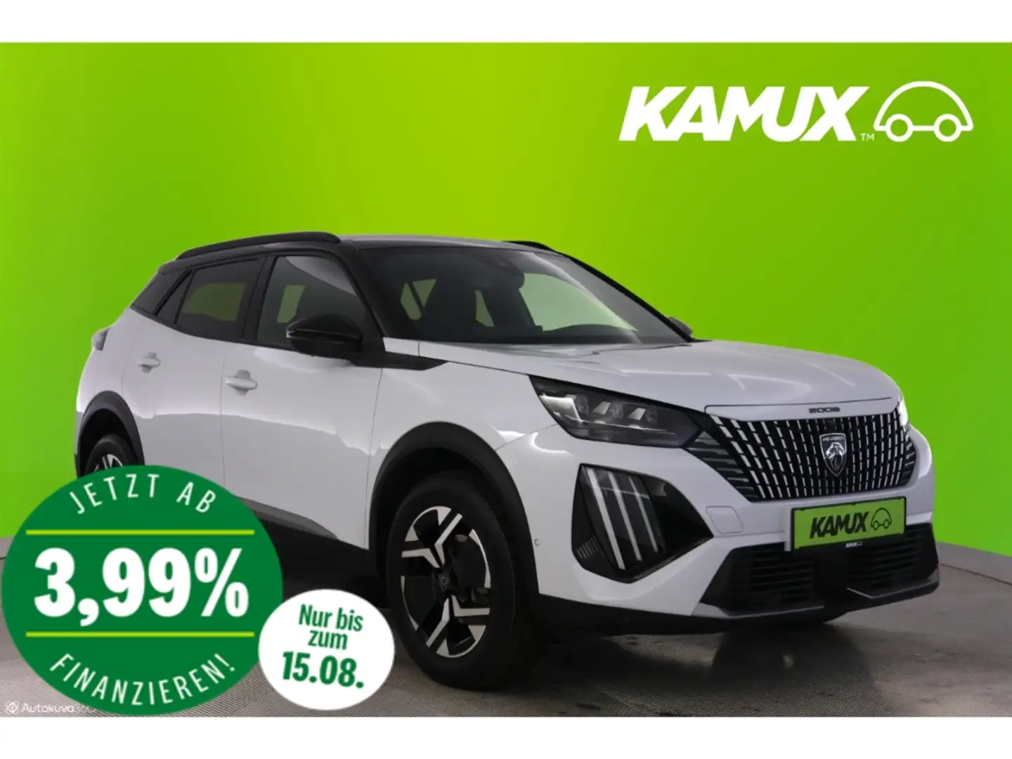 Peugeot 2008 1.2PureTech Aut.GT+LED+NAVI+VIRTUAL+KAMERA Blanc - 1