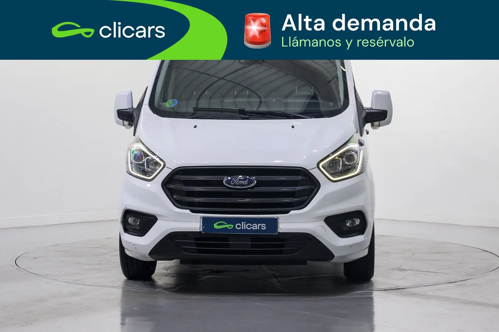 Ford Transit Custom FT 300 L1 Van Trail EcoBlue Hybrid Blanco - 2