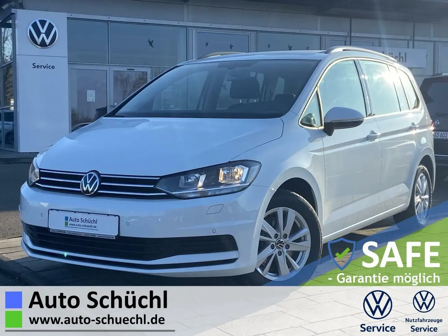 Volkswagen Touran 2.0 TDI Comfortline NAVI+DAB+SHZ+PDC+BLUE Weiß - 1