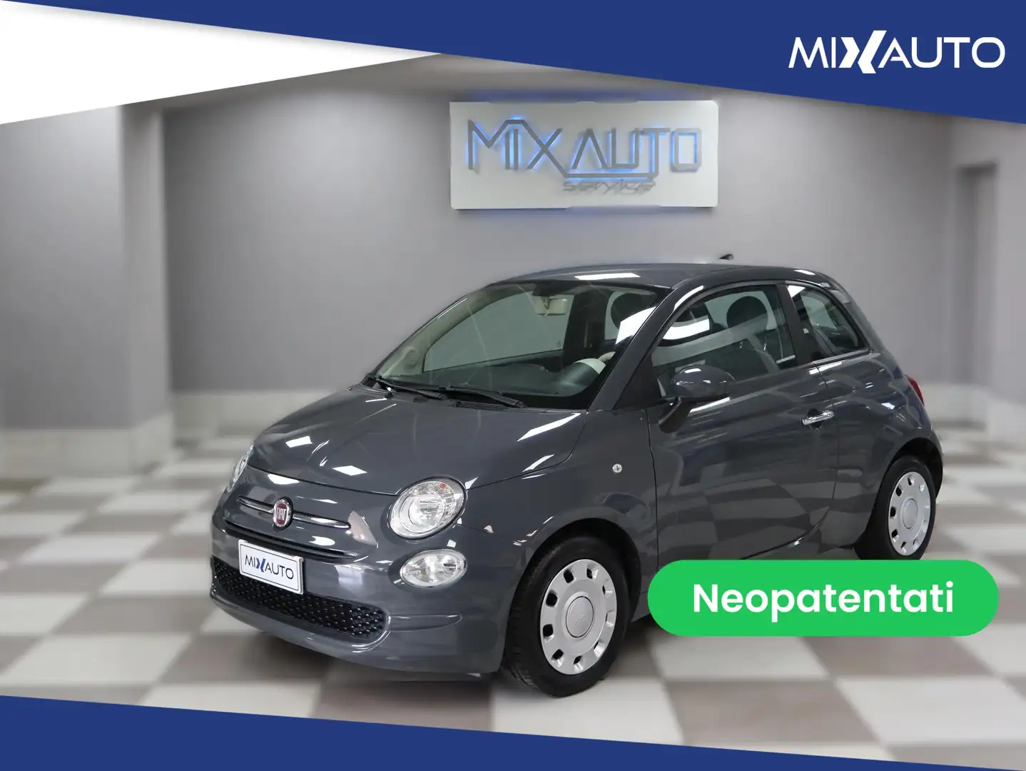 Fiat 500 1.0 Hybrid Pop 70cv EU6 Grigio - 1