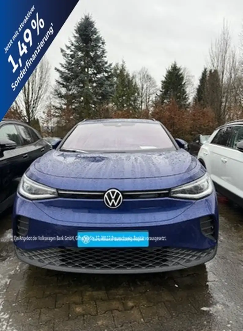 Volkswagen ID.4 Pro 210 kW 4Motion R-Kamera ACC Navi Wärmep. 19... Blau - 1