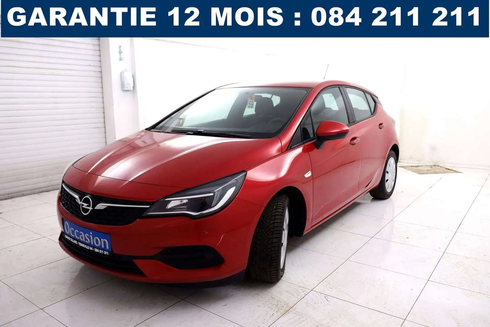 Opel Astra 1.2 Turbo Edition # airco, apple carplay 1er Propr Rouge - 2