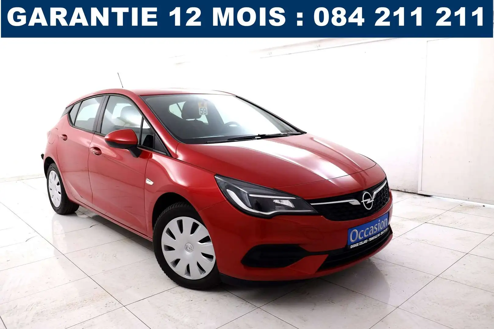 Opel Astra 1.2 Turbo Edition # airco, apple carplay 1er Propr Rouge - 1