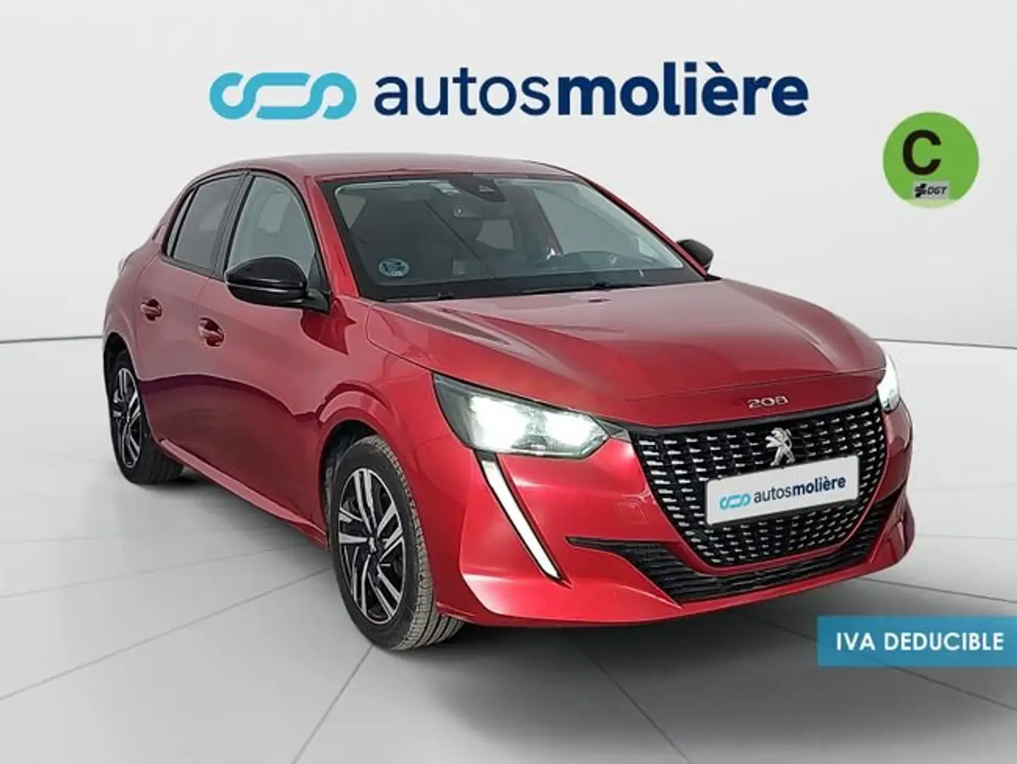 Peugeot 208 1.2 Puretech S&S Allure 100 Rojo - 2