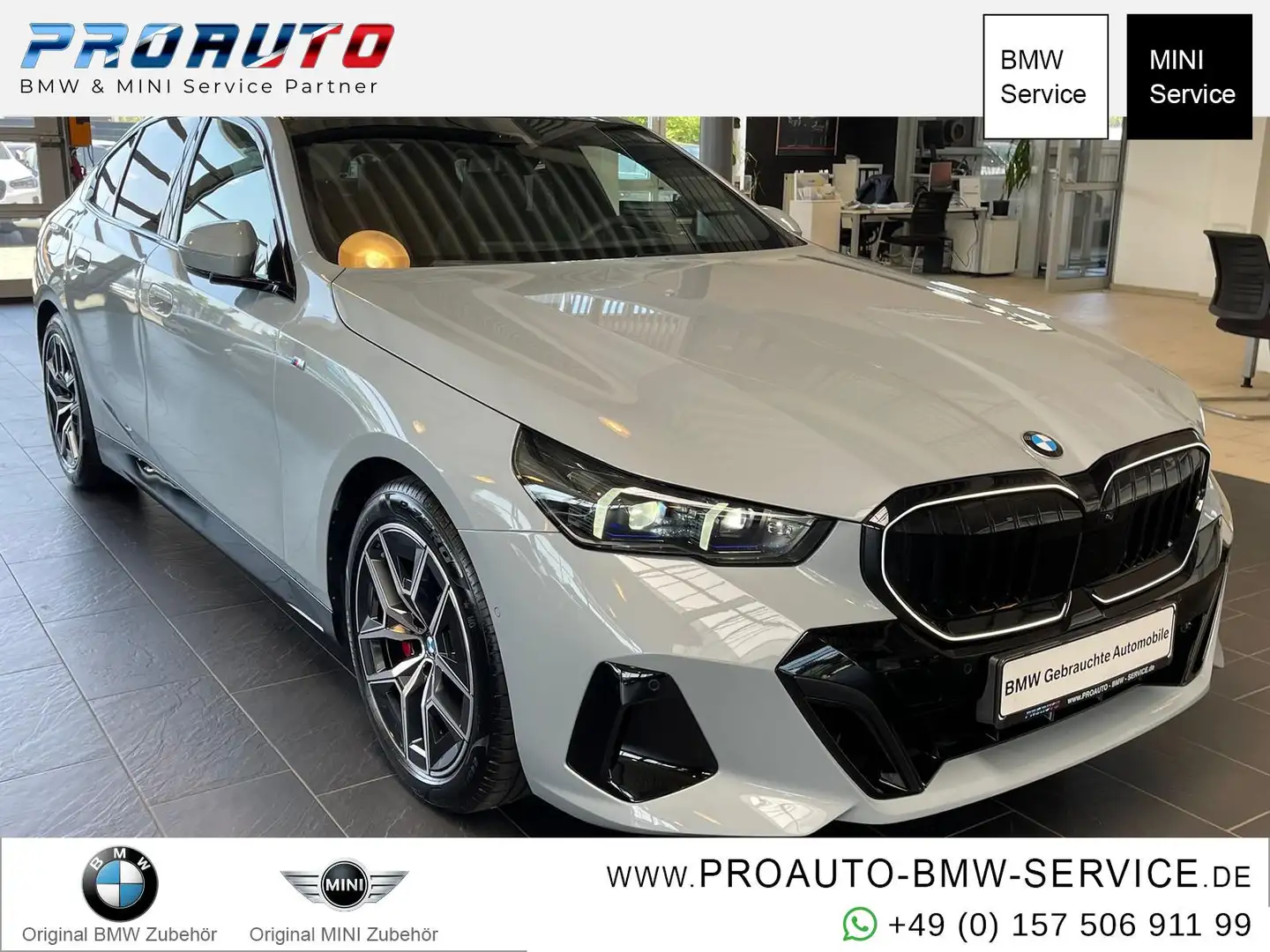 BMW 520 d M Sport Pro K.Zg/HUD/Pano/A-LED/360°Kam/H-K Gris - 1