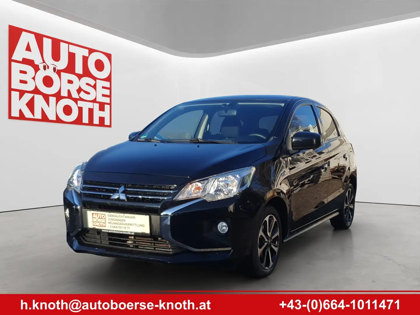 Mitsubishi Space Star 1,2 Invite AS&G Aut. Kamera, Sitzheizung usw...!! Schwarz - 1