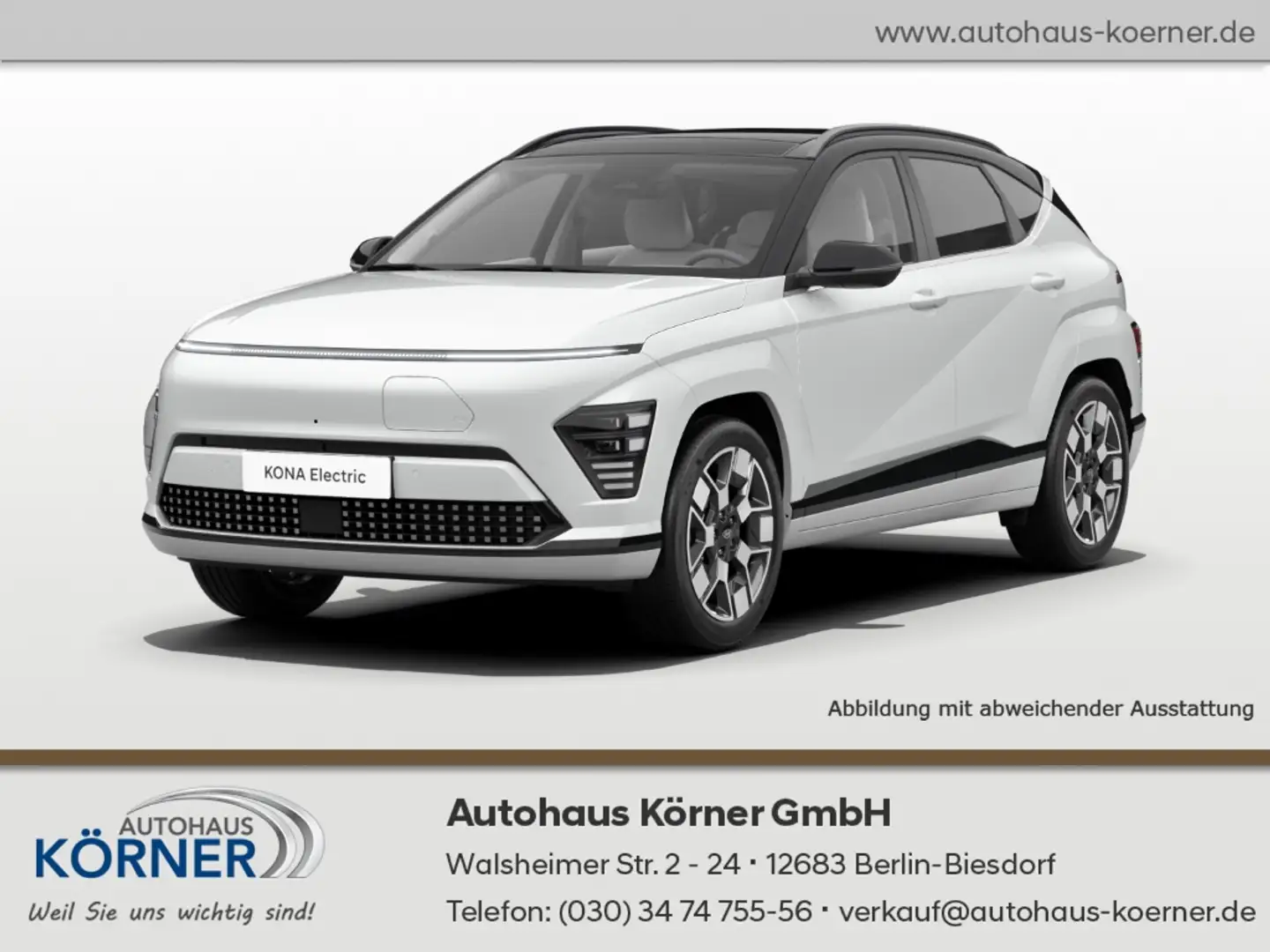 Hyundai KONA 48,4kWh Effizienz-Paket NAVI LED Blanco - 1