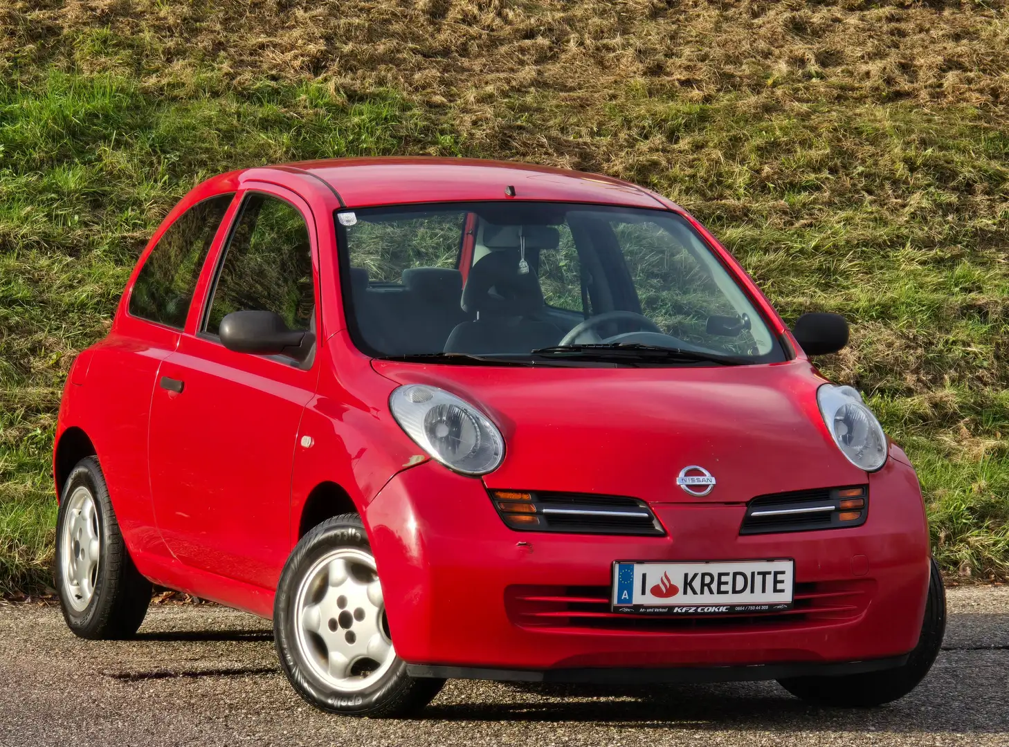 Nissan Micra City Top* Kredit* Klima* PDC* Neues Pickerl* Rot - 2