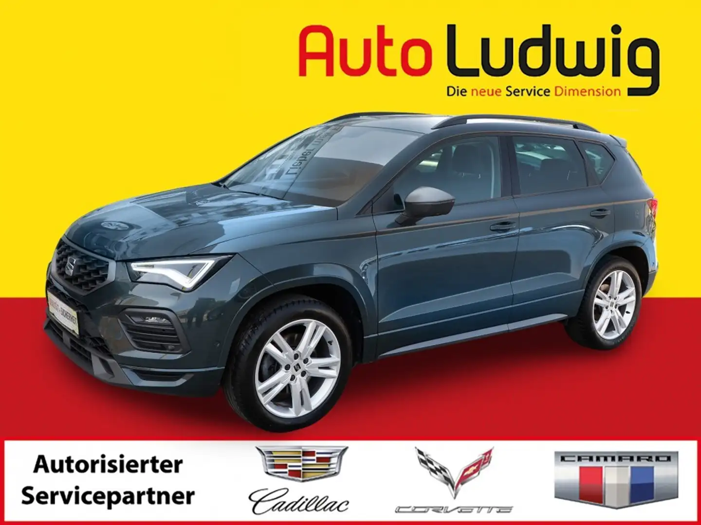 SEAT Ateca 2,0 FR 4WD TSI DSG*VIRTUAL COCKPIT*NAVI*LED*AHK... Zielony - 1