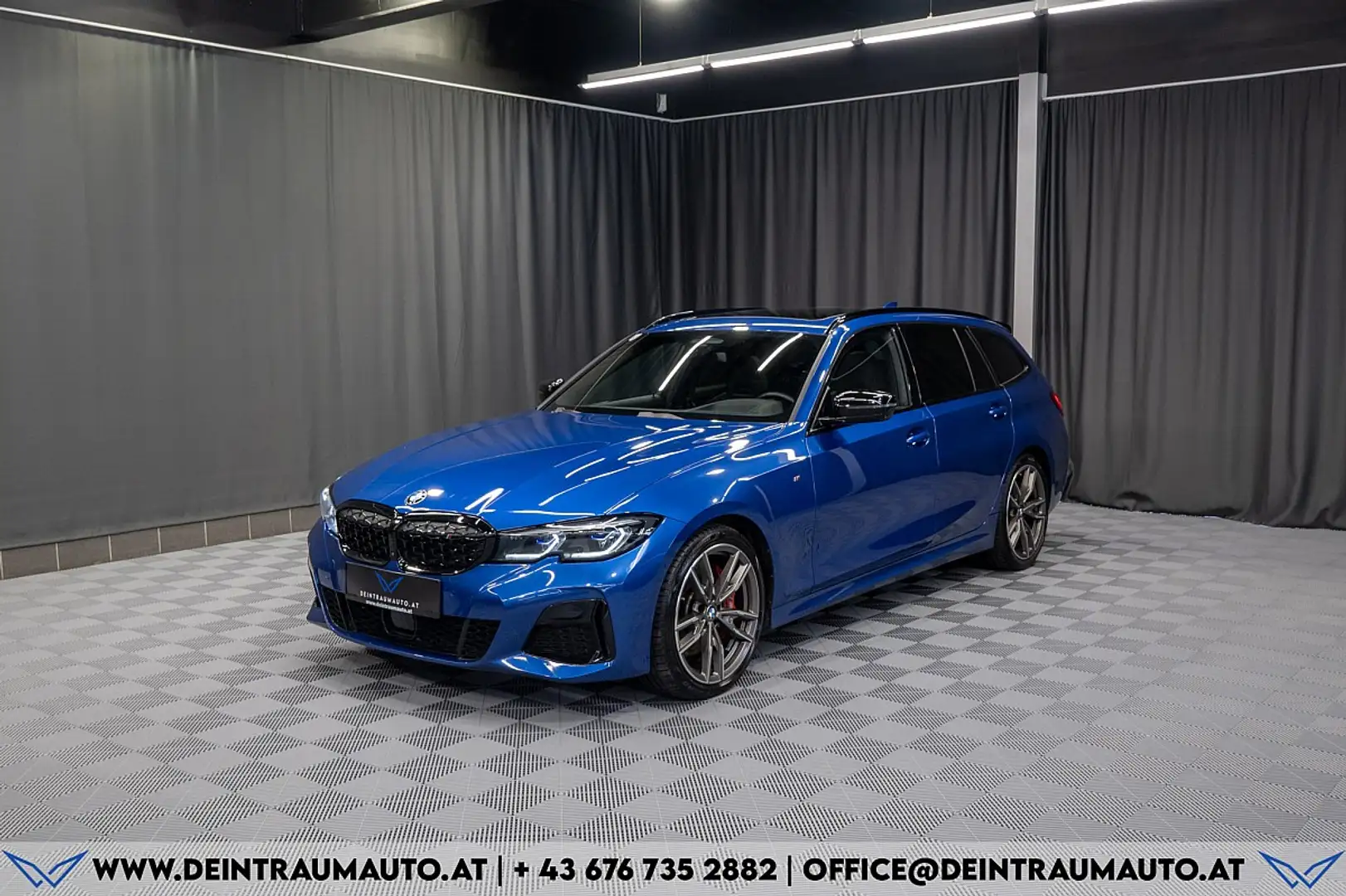 BMW 340 M340 d xDrive Touring*M-SITZE*PANO*HEAD-UP*SHZ ... Blau - 1