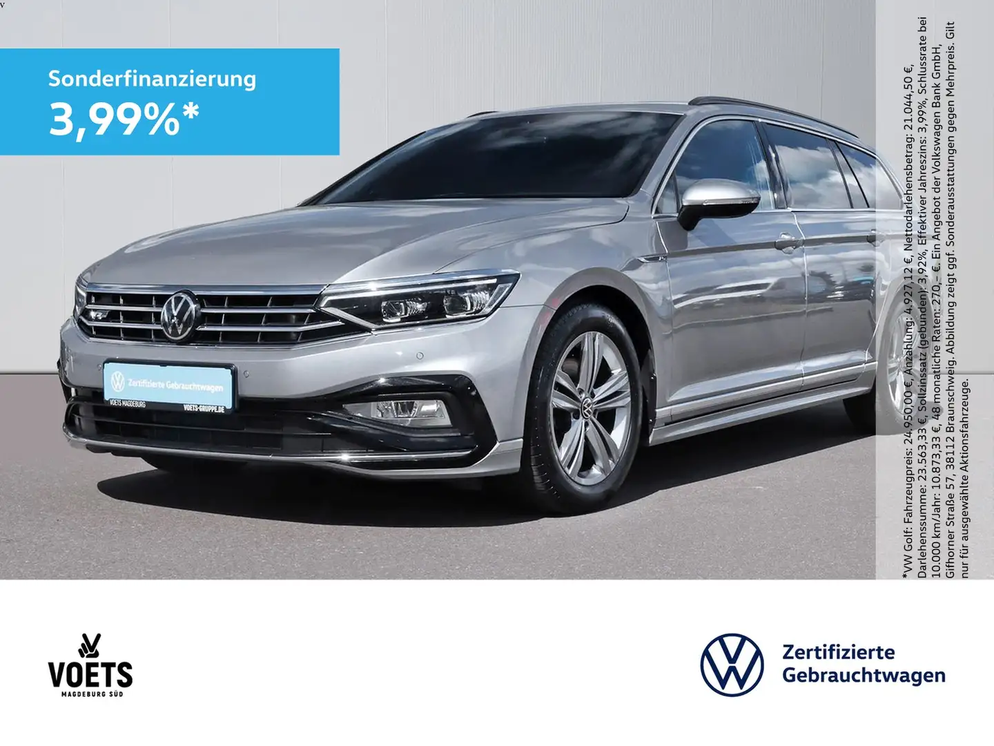 Volkswagen Passat Variant BUSINESS R-LINE TDI 4M IQ-LIGHT+ Argent - 1