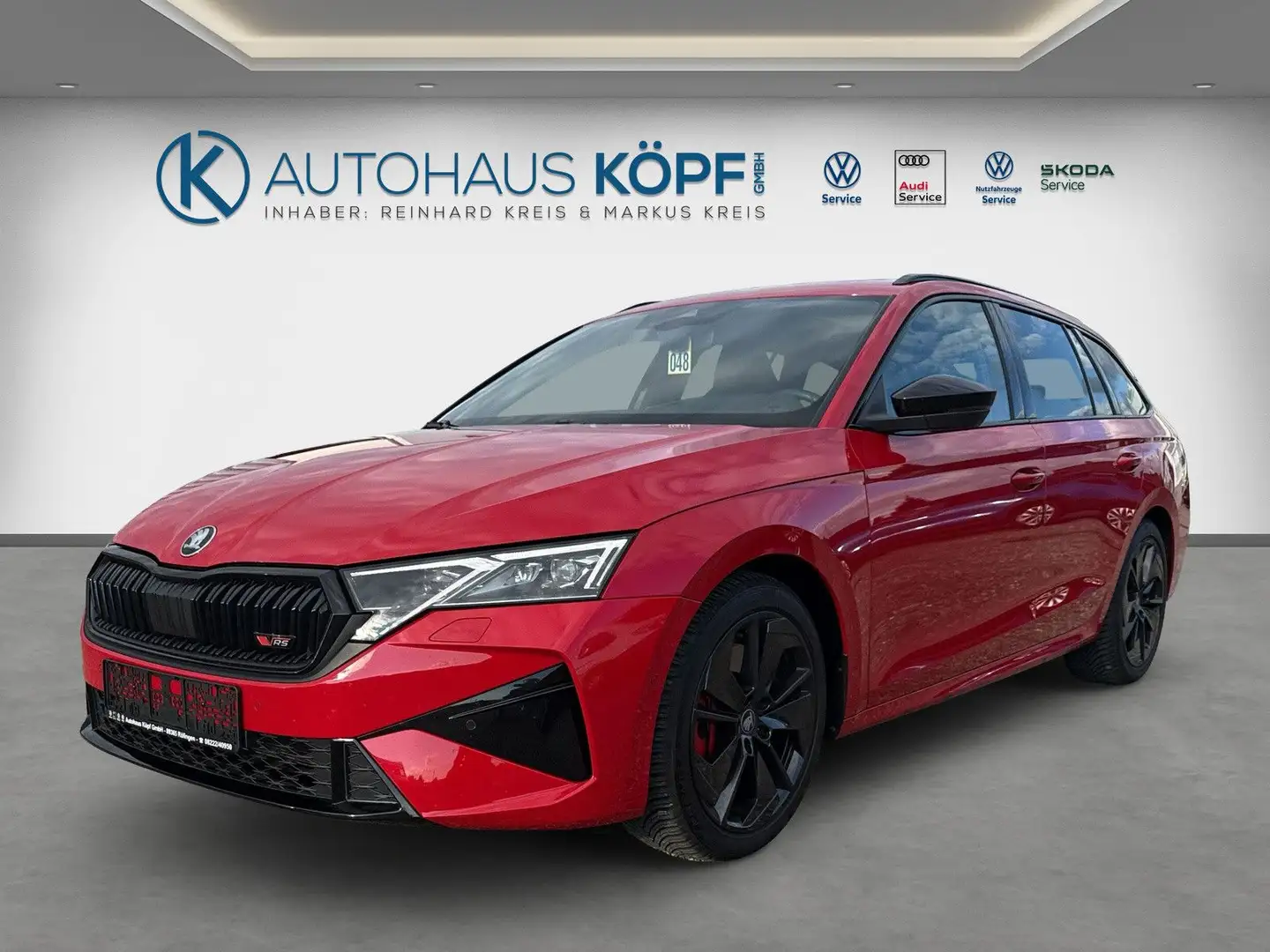 Skoda Octavia Combi 2.0 TSI 195 kW RS Pano AHK LED Matrix Rot - 1