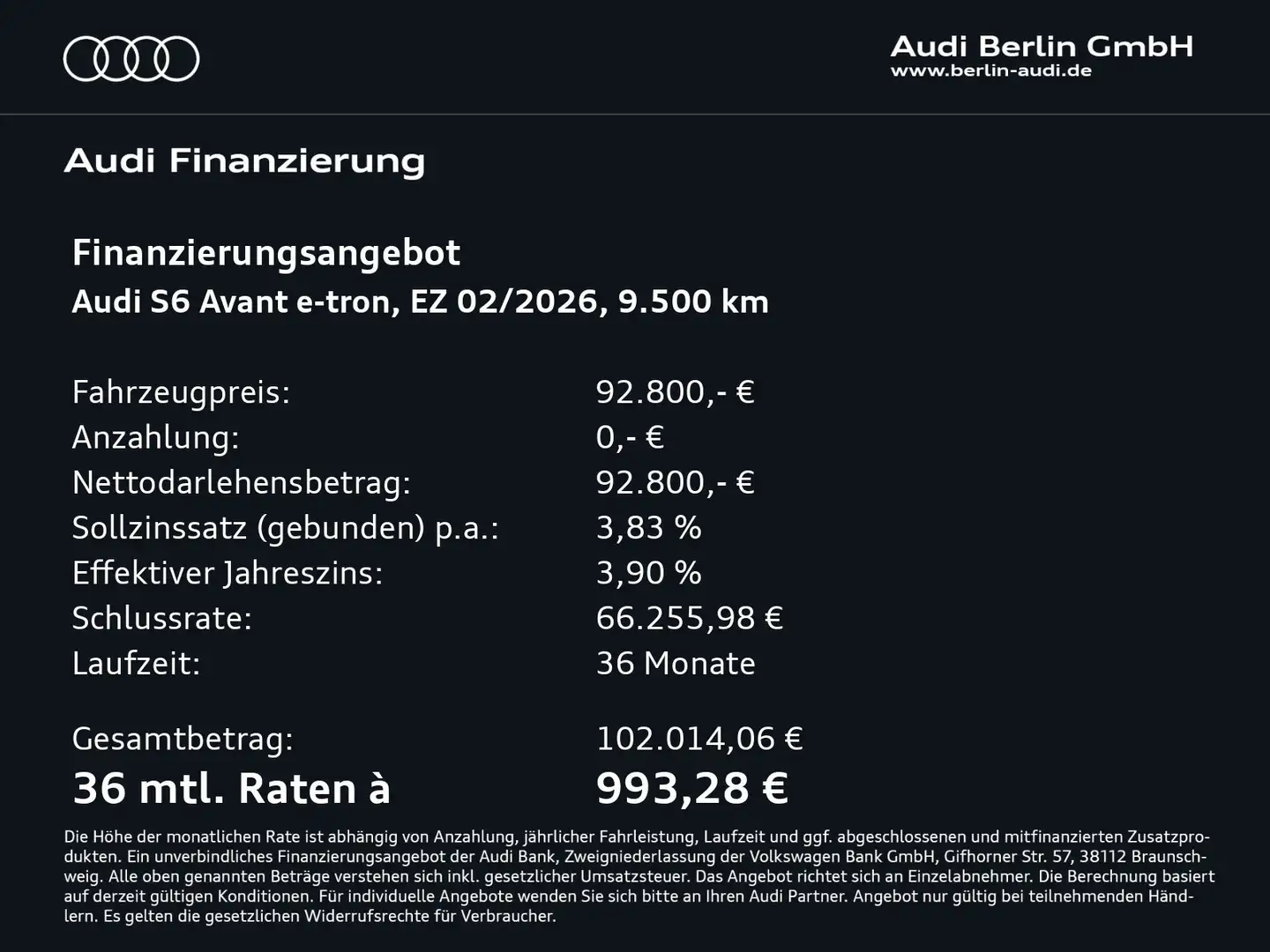 Audi S6 e-tron . Grau - 2