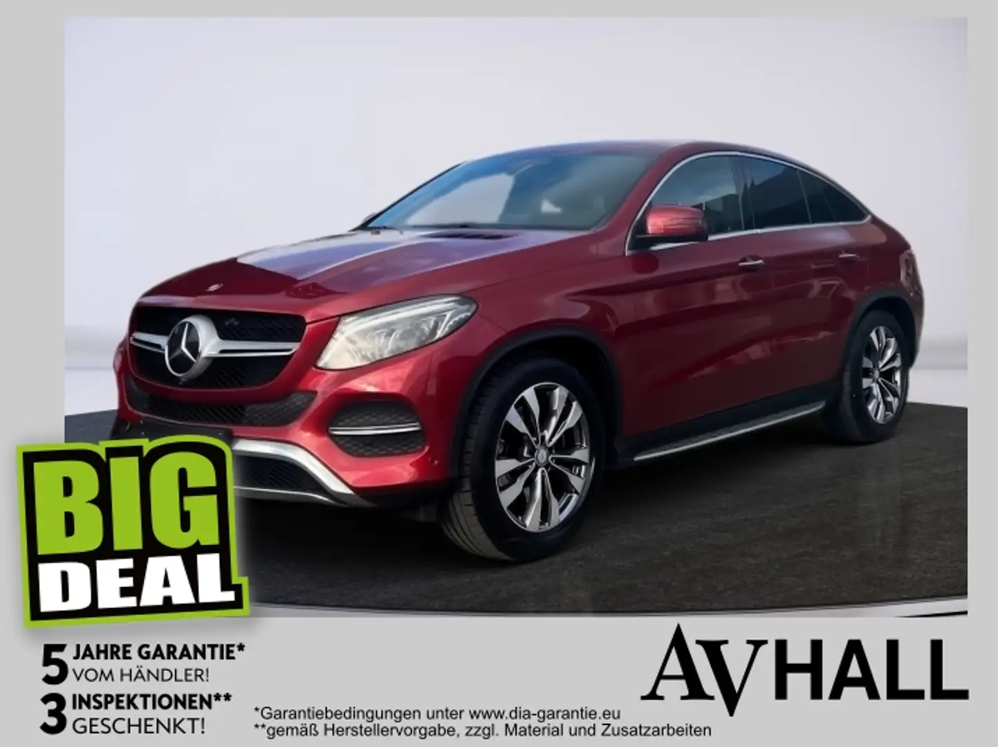 Mercedes-Benz GLE 500 Coupé 4M. Aut. Navi * Memorysitze* uvm. Rouge - 1