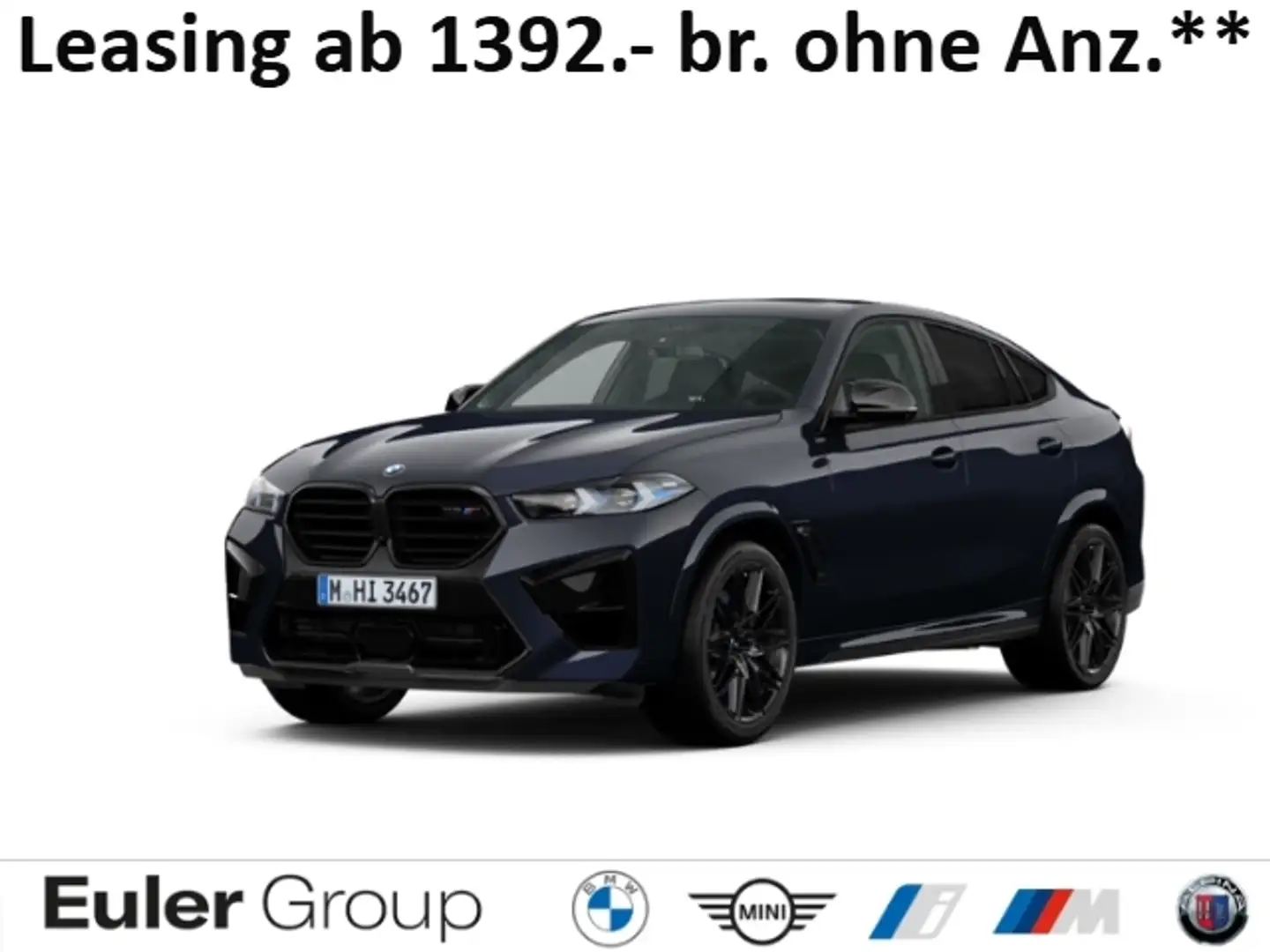 BMW X6 M Comp. 21''/22'' Pano DA-Prof PA-Prof HiFi HK SCT M Schwarz - 1