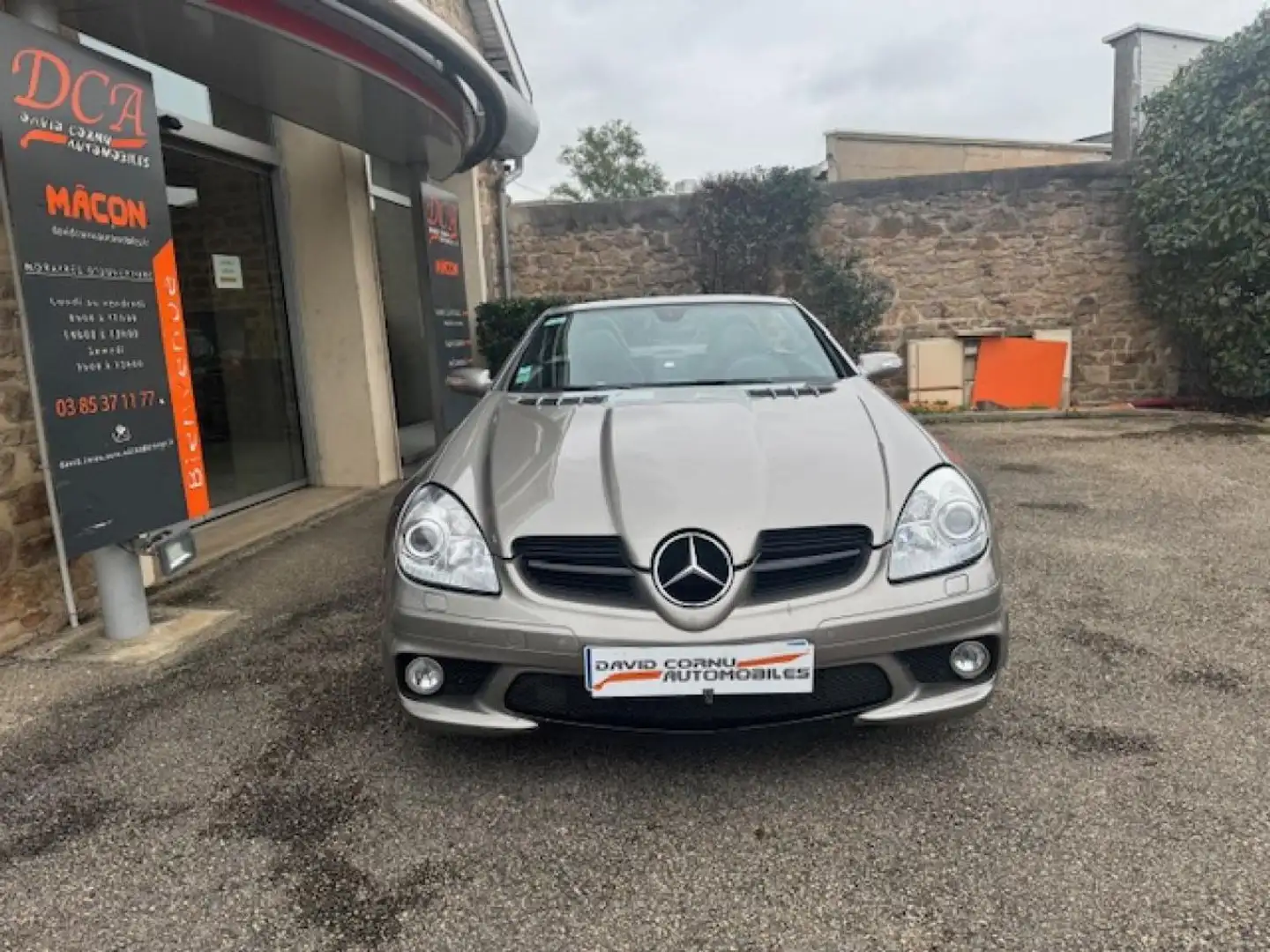 Mercedes-Benz SLK CLASSE 55 - BVA G-Tronic CABRIOLET - BM 171 AMG PHASE 1 Gris - 2