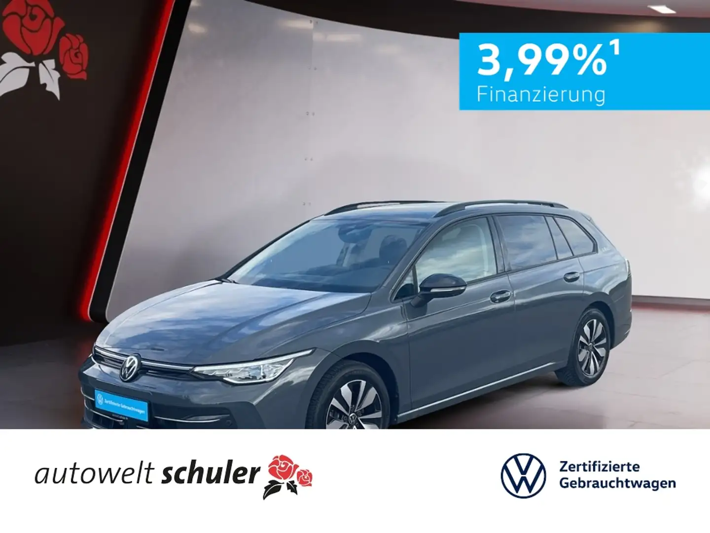 Volkswagen Golf Variant 2,0 TDI DSG Goal AHK Kamera Grijs - 1