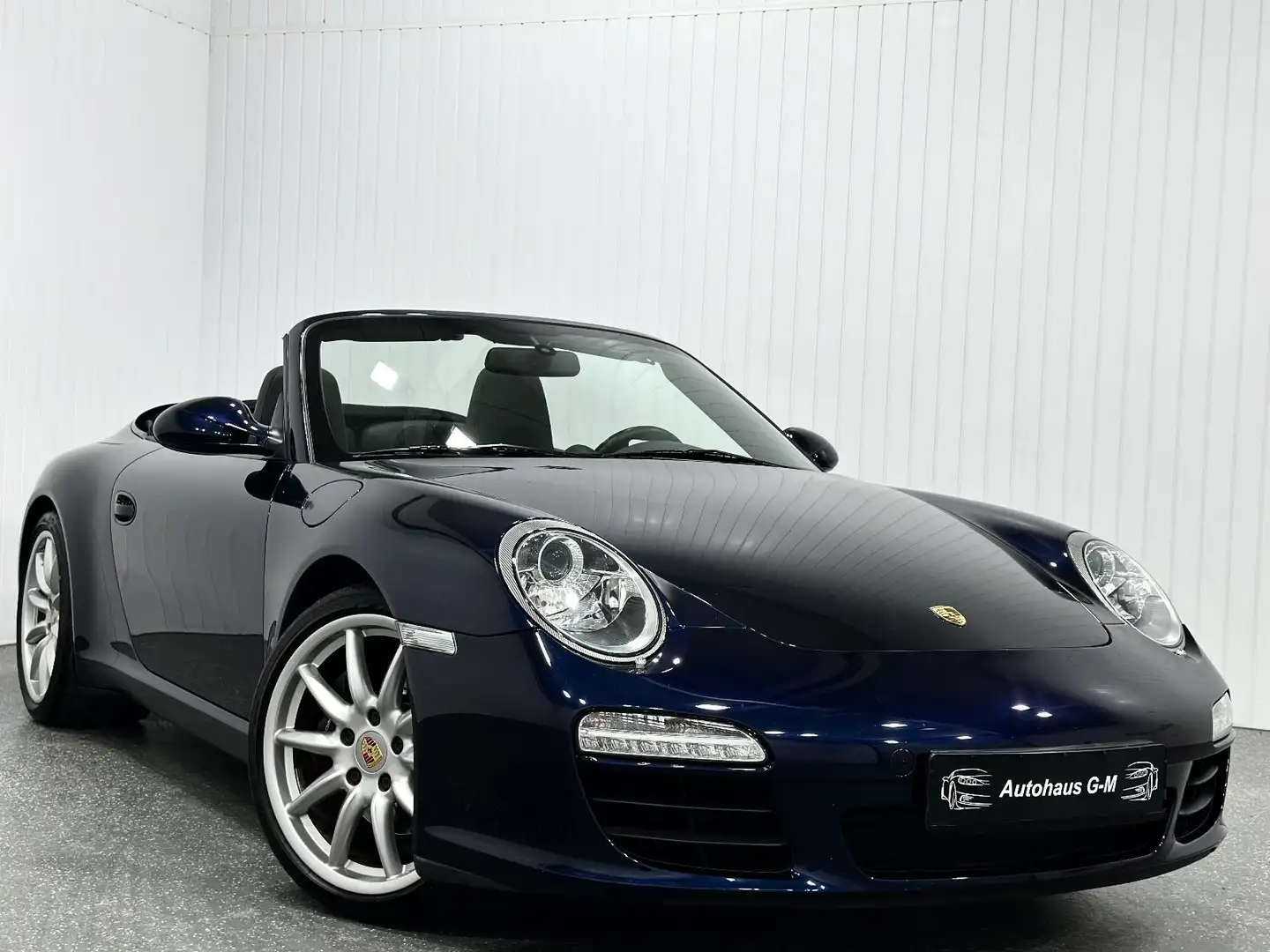 Porsche 997 911/997  Carrera Cabrio/1-HD/DE-FZG/SPORT-CHRONO Bleu - 1