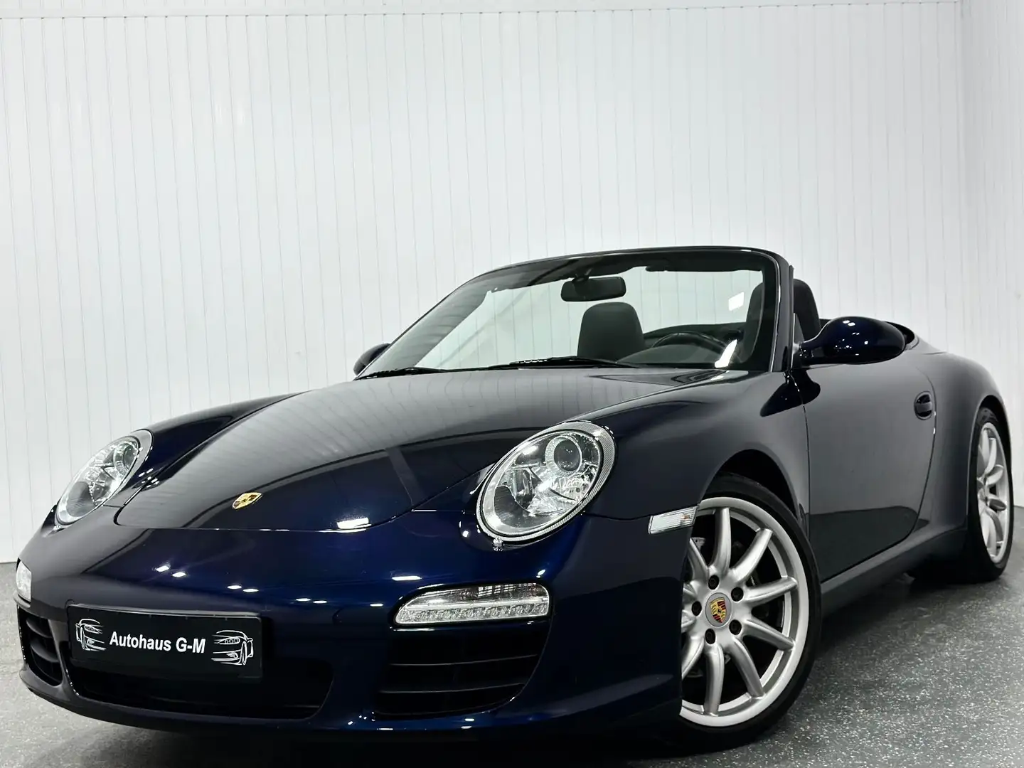 Porsche 997 911/997  Carrera Cabrio/1-HD/DE-FZG/SPORT-CHRONO Bleu - 2