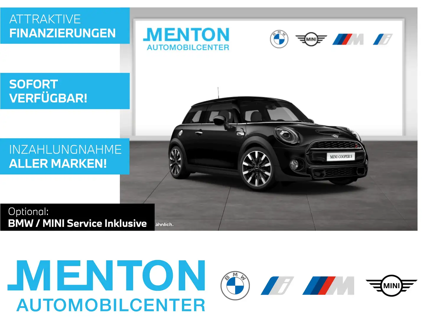 MINI Cooper S Panorama/Harman/LED/Navi Schwarz - 1