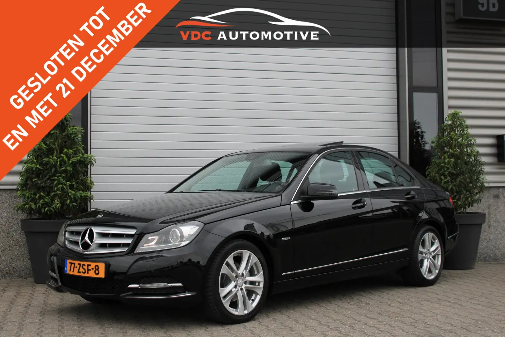 Mercedes-Benz C 180 Aut Xenon ILS | 1e Eigenaar | Schuifdak | Stoelver Noir - 1